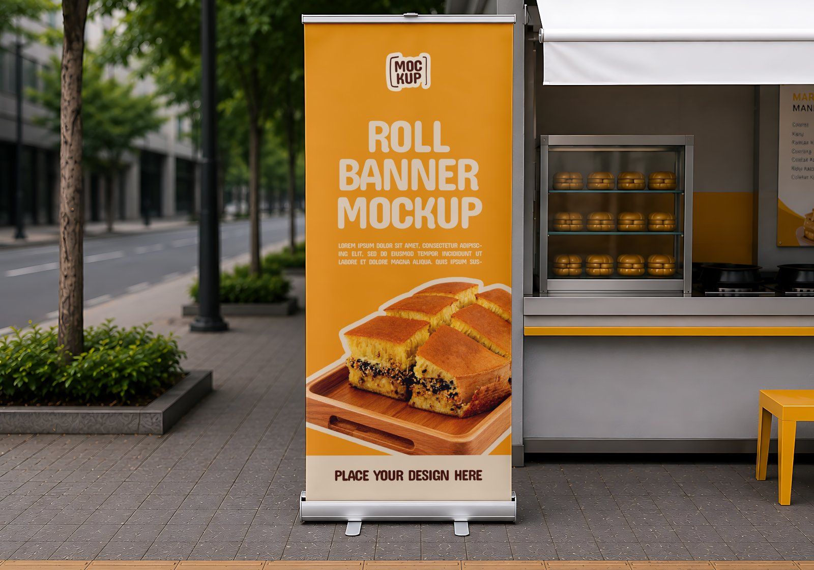 Premium Branding Martabak Stall Mockup — image 12