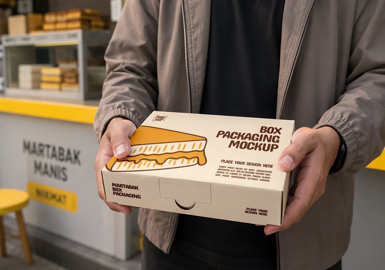 Premium Branding Martabak Stall Mockup — image 13