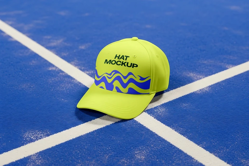 Sports Hat Mockup – Realistic Cap PSD Template for Branding Design