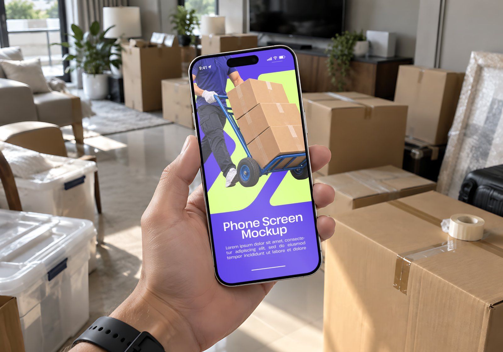 Moving Services Branding Mockup Bundle - 15 Logistics PSD Mockups — image 20