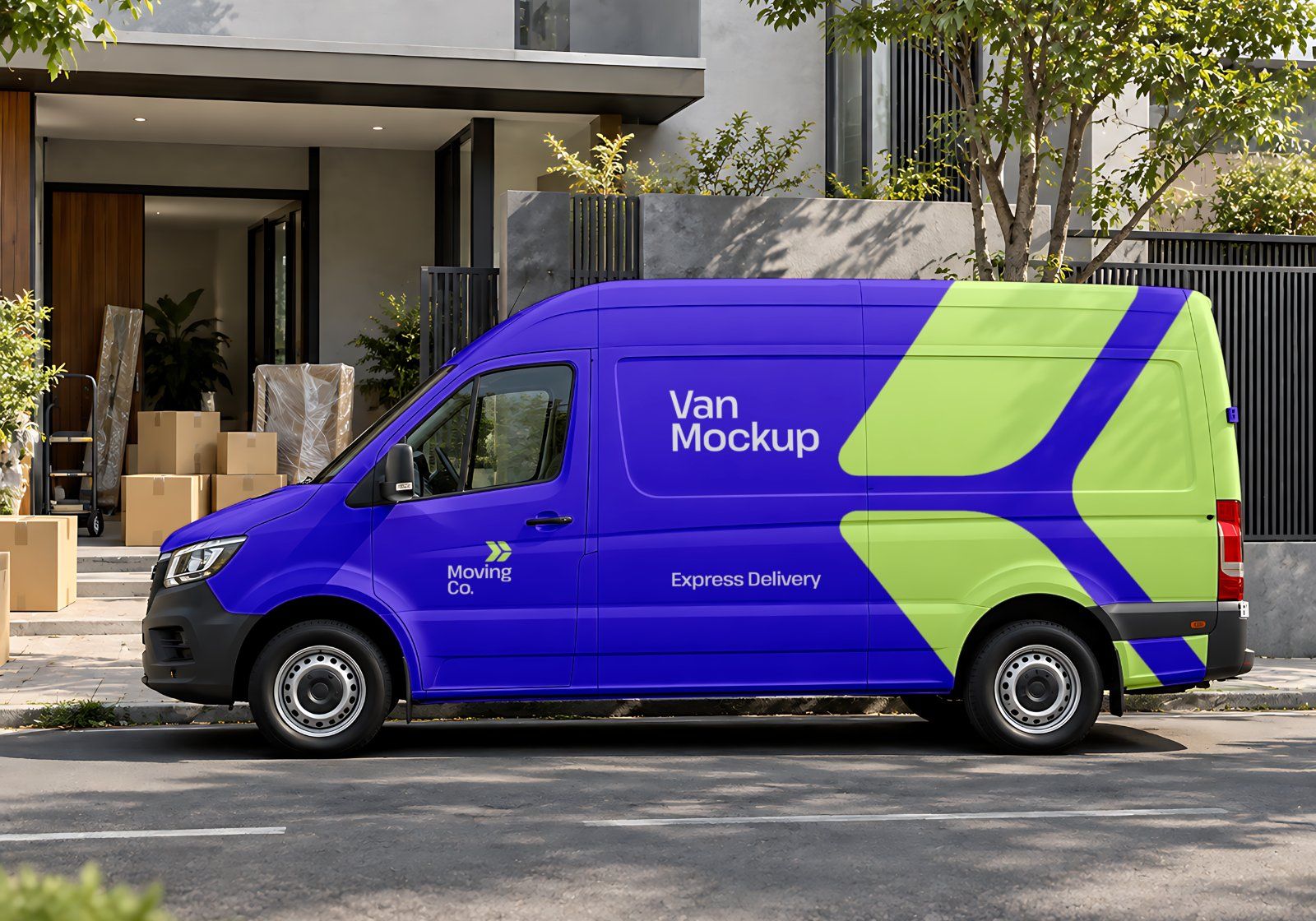 Moving Services Branding Mockup Bundle - 15 Logistics PSD Mockups — image 18