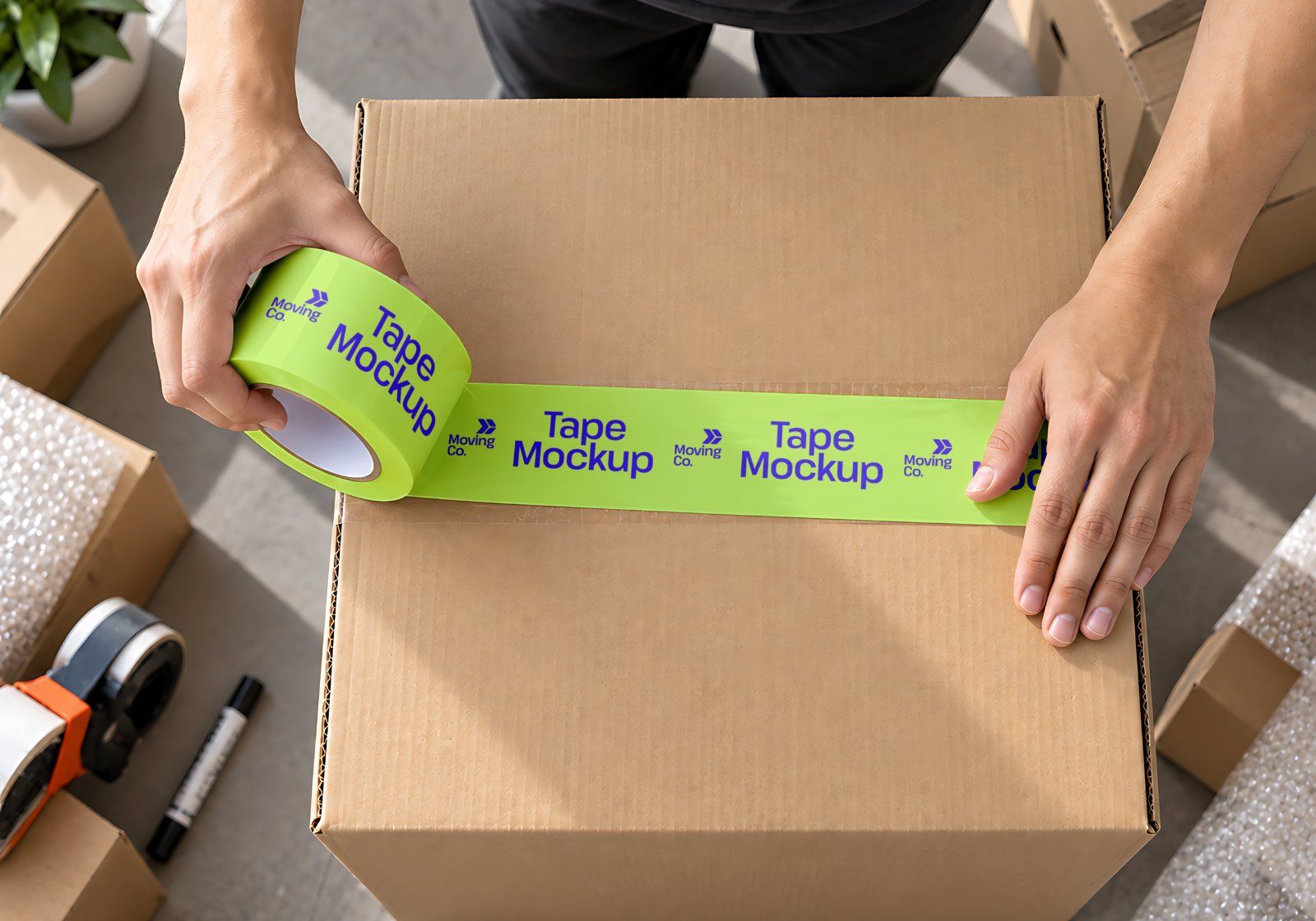 Moving Services Branding Mockup Bundle - 15 Logistics PSD Mockups — image 19