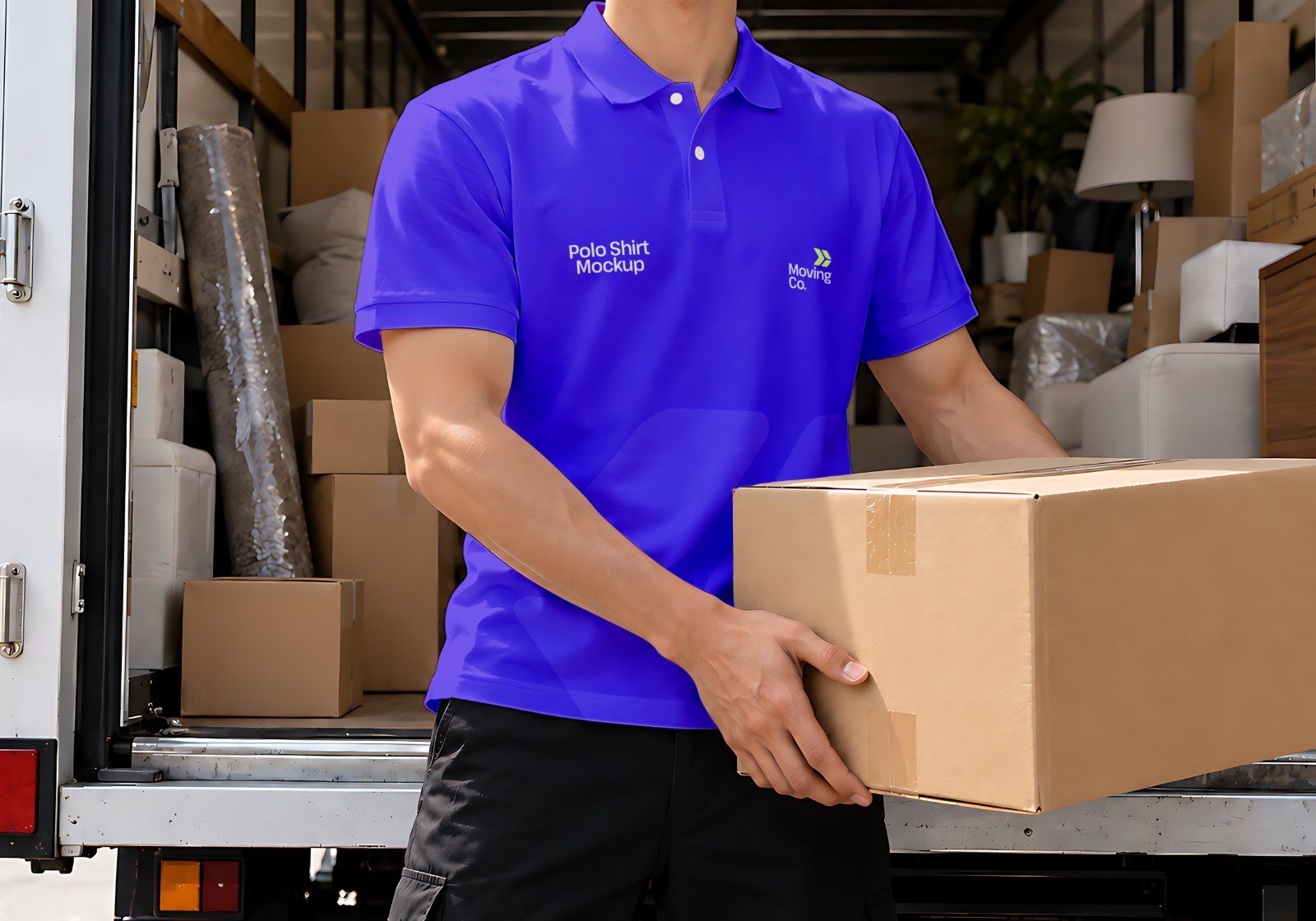 Moving Services Branding Mockup Bundle - 15 Logistics PSD Mockups — image 15