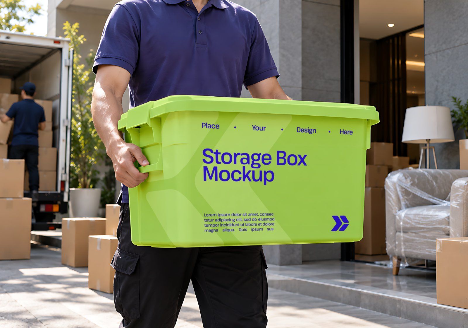 Moving Services Branding Mockup Bundle - 15 Logistics PSD Mockups — image 13