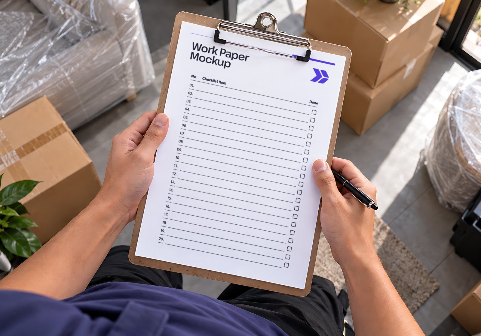Moving Services Branding Mockup Bundle - 15 Logistics PSD Mockups — image 8