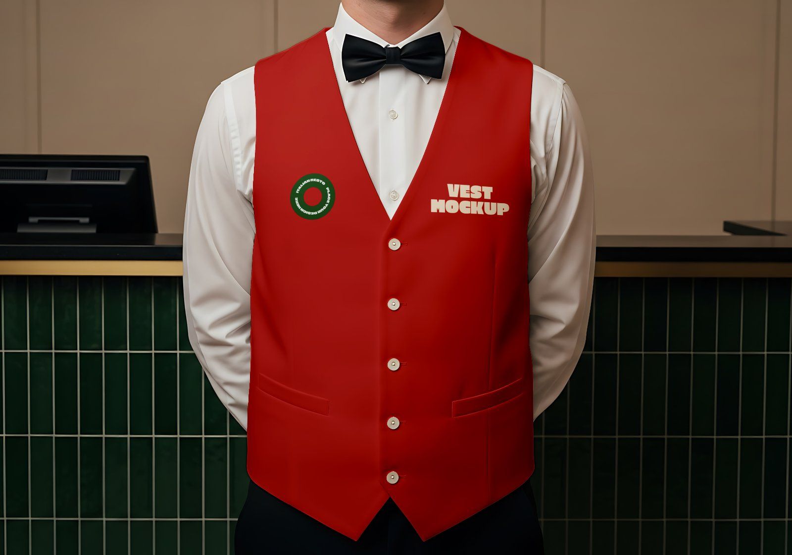 Premium Branding Italy Restaurant Mockup