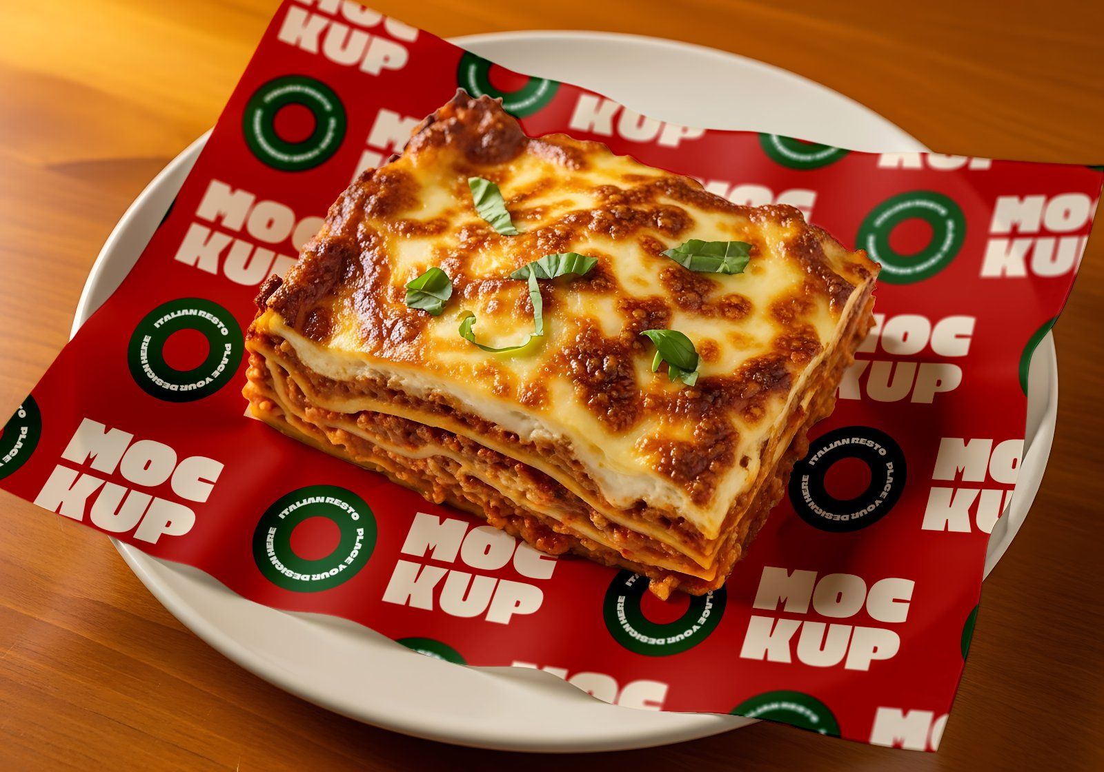 Premium Branding Italy Restaurant Mockup