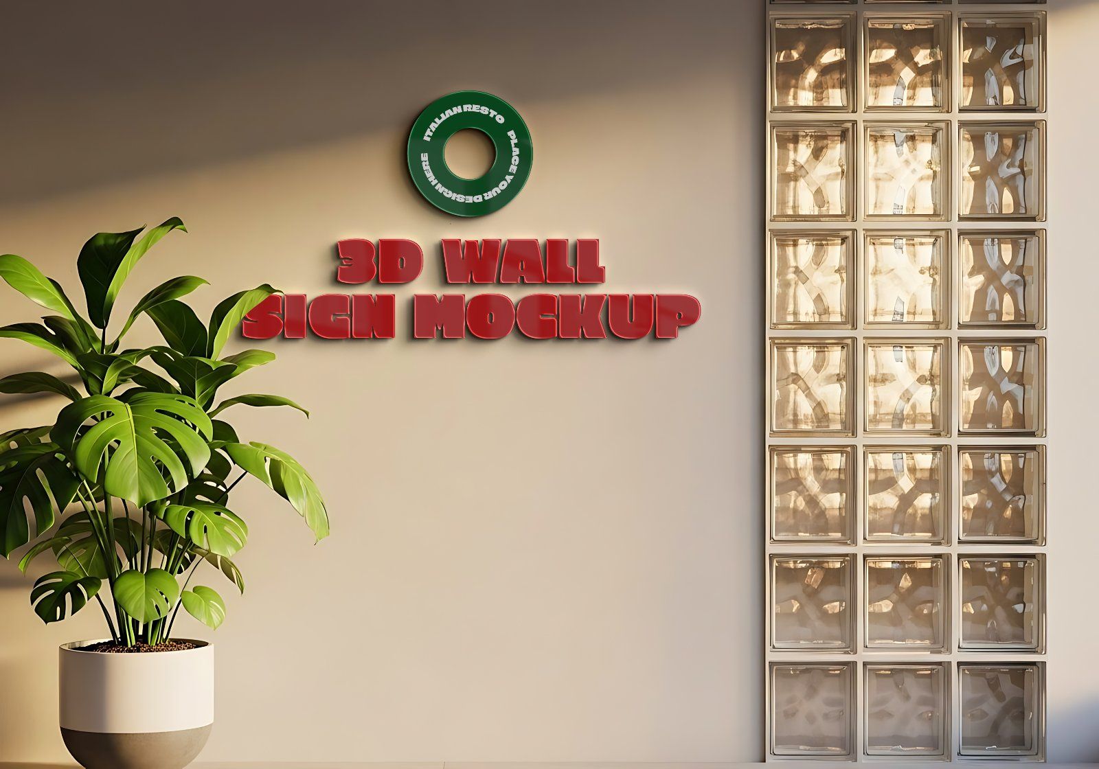 Premium Branding Italy Restaurant Mockup