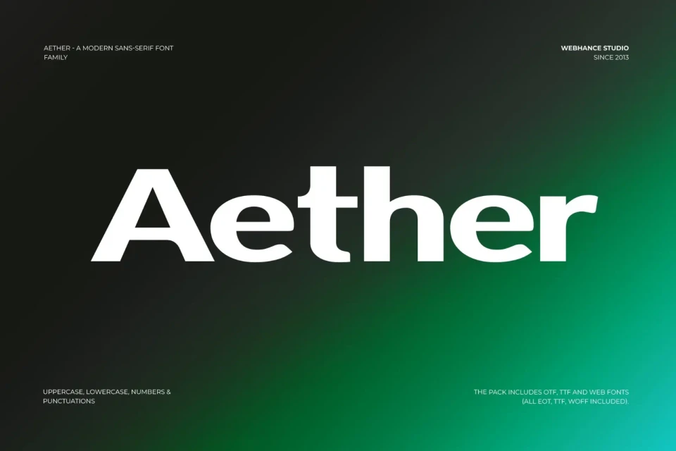 Aether Sans