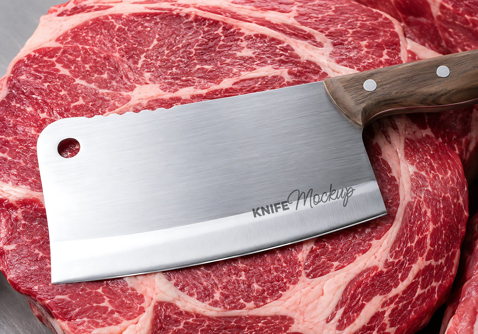 Premium Branding Steak Store Mockup