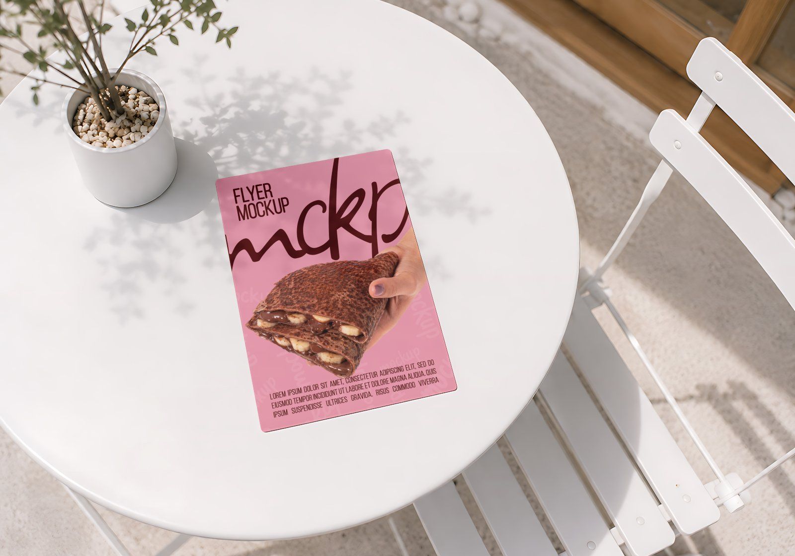 Premium Branding Pink Crepes Store Mockup — image 12