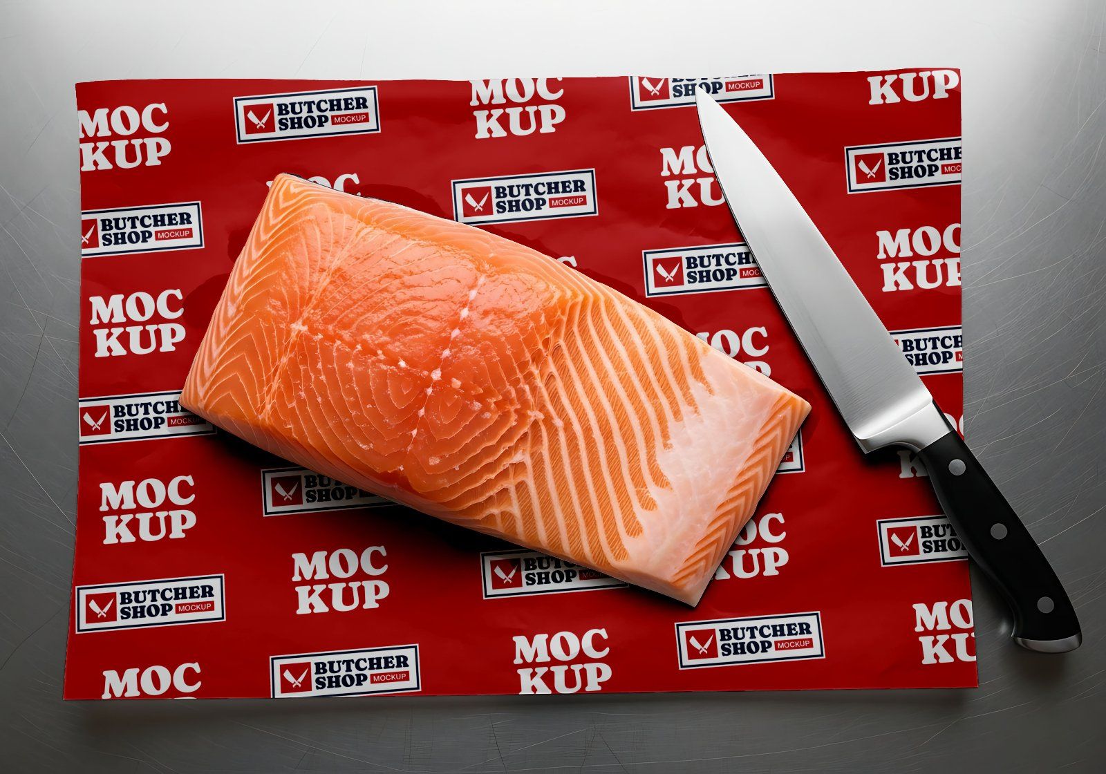 Meat & Fish Market Mockup Bundle – 15 PSD Templates for Butcher Shop Branding