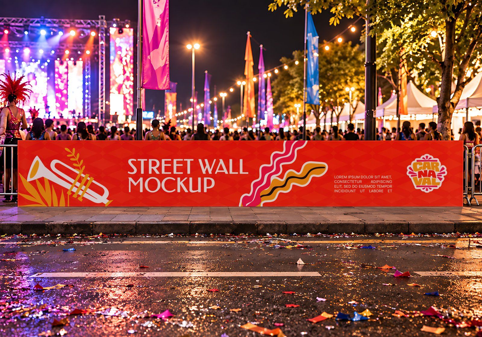 Carnival Parade & Entertainment Event 15 PSD Mockup Collection - Festival & Celebration Event Brandi — image 18