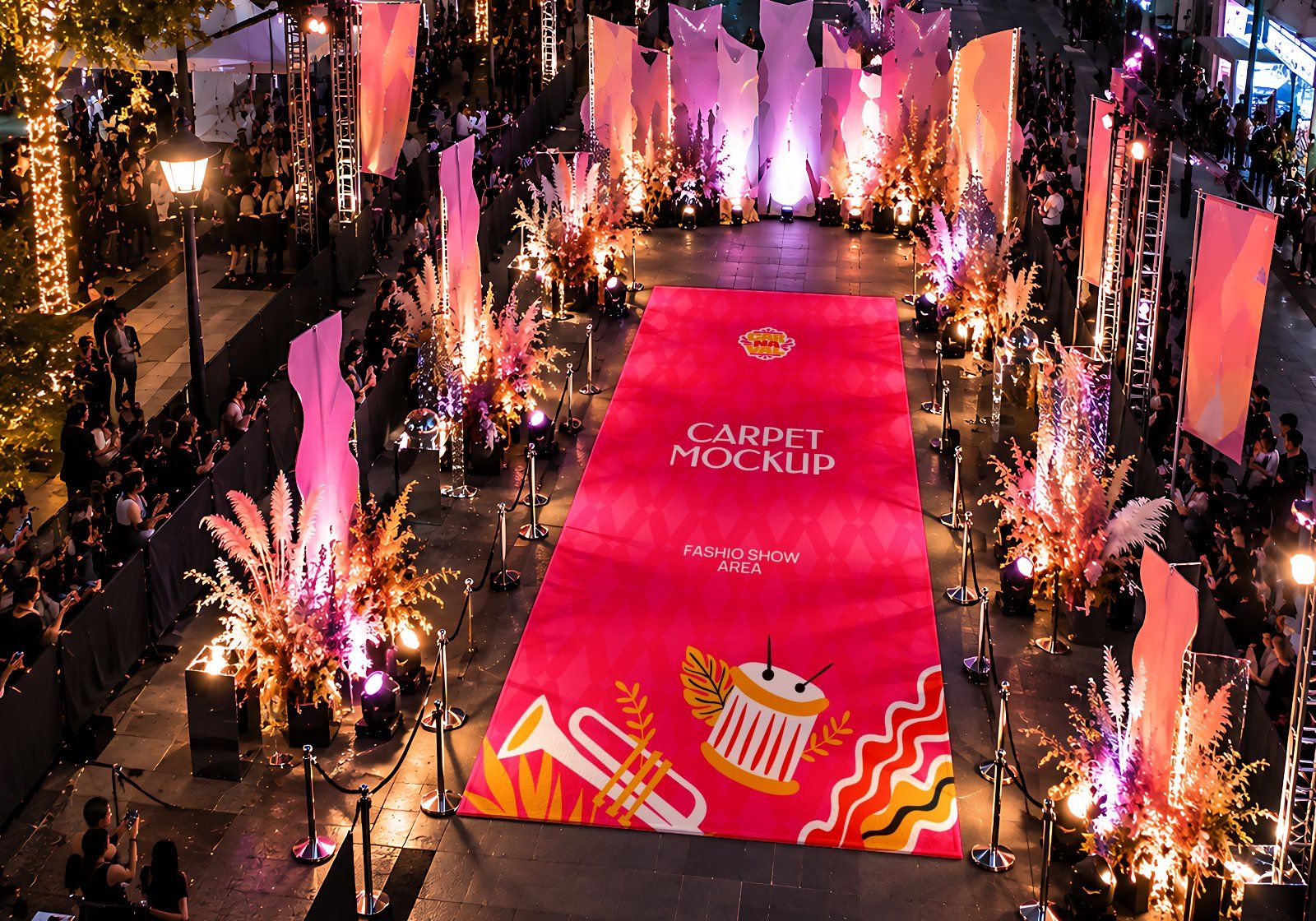 Carnival Parade & Entertainment Event 15 PSD Mockup Collection - Festival & Celebration Event Brandi — image 12