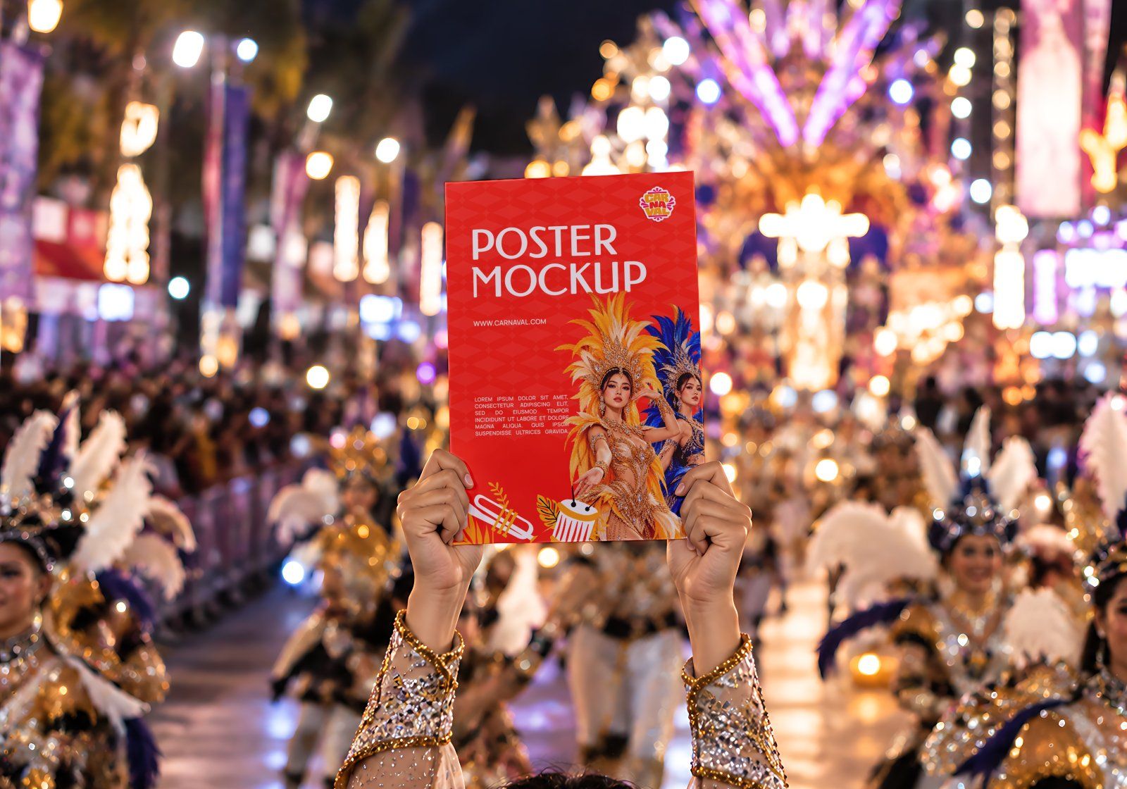Carnival Parade & Entertainment Event 15 PSD Mockup Collection - Festival & Celebration Event Brandi — image 7