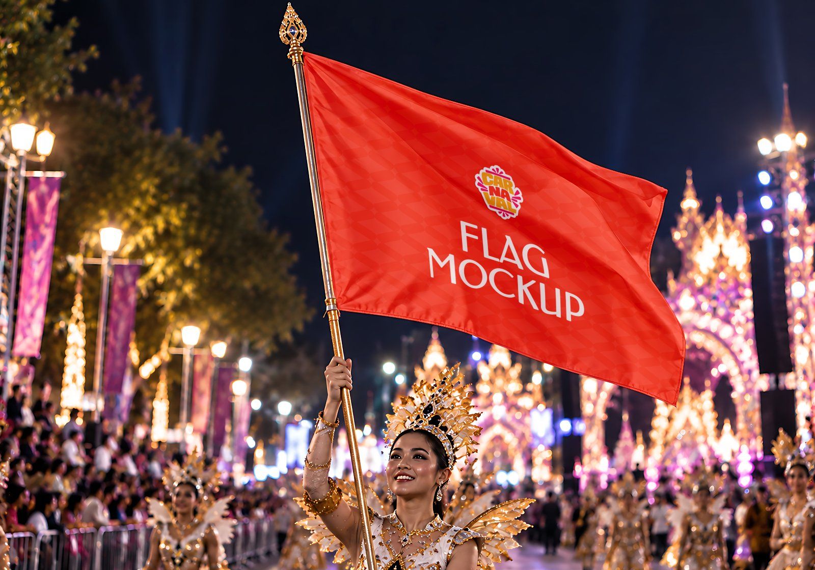 Carnival Parade & Entertainment Event 15 PSD Mockup Collection - Festival & Celebration Event Brandi — image 6