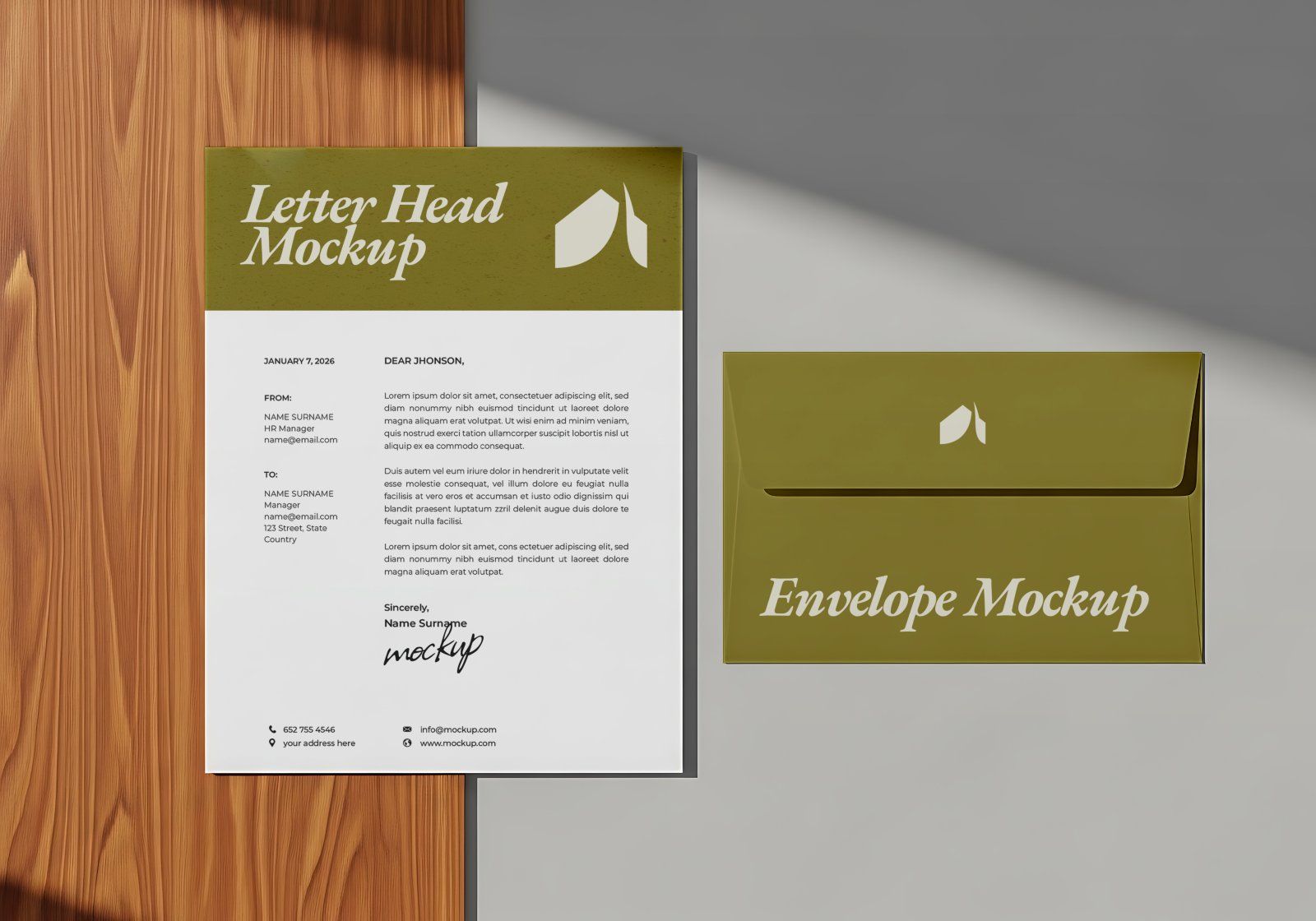 Premium Branding Items in Resort Mockup