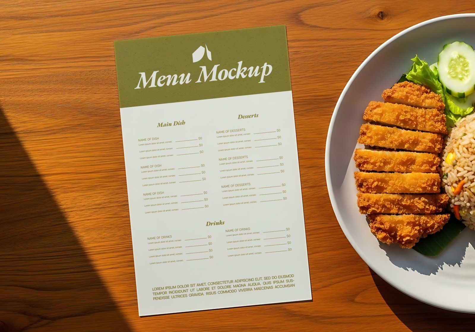 Premium Branding Items in Resort Mockup