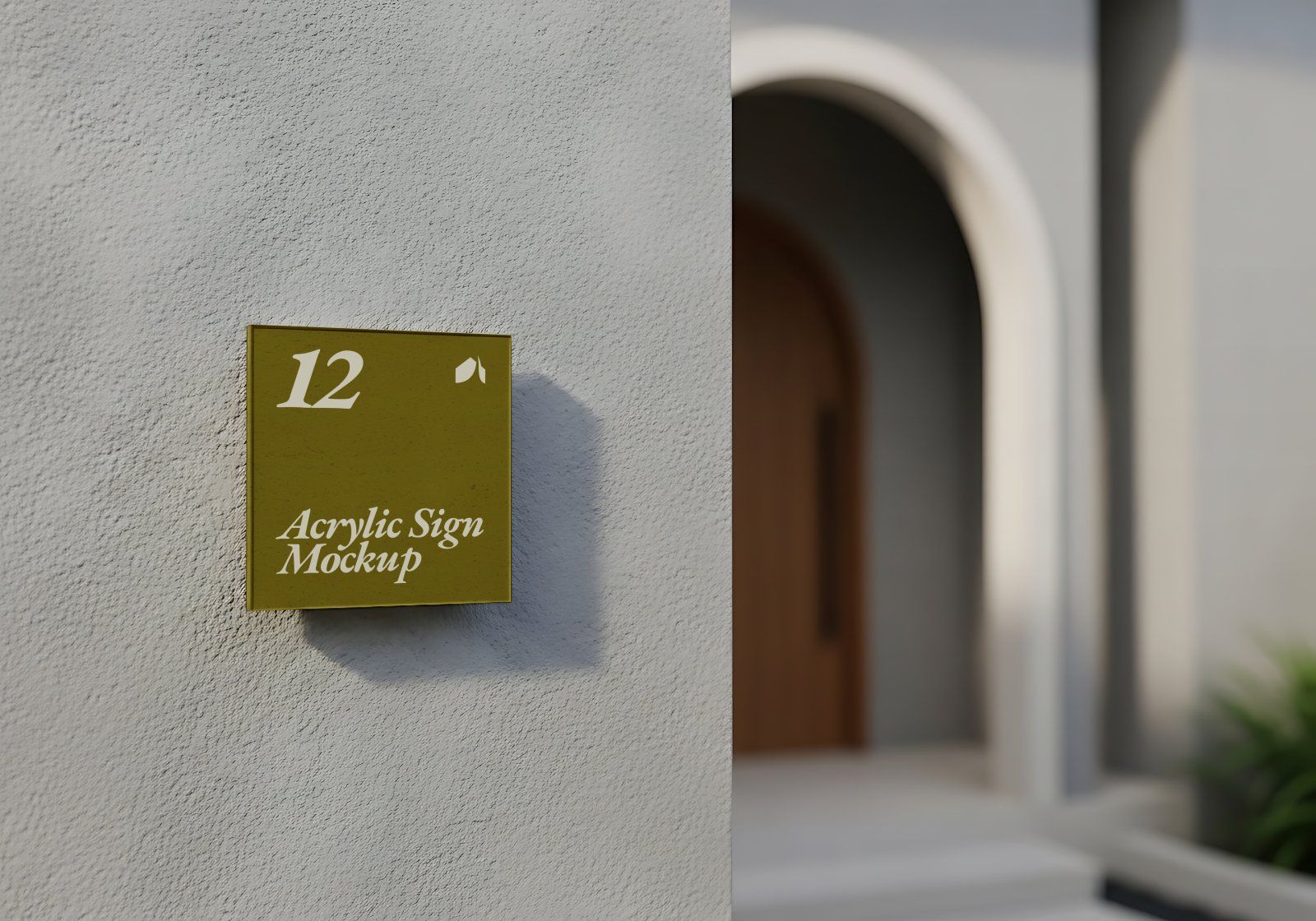 Premium Branding Items in Resort Mockup