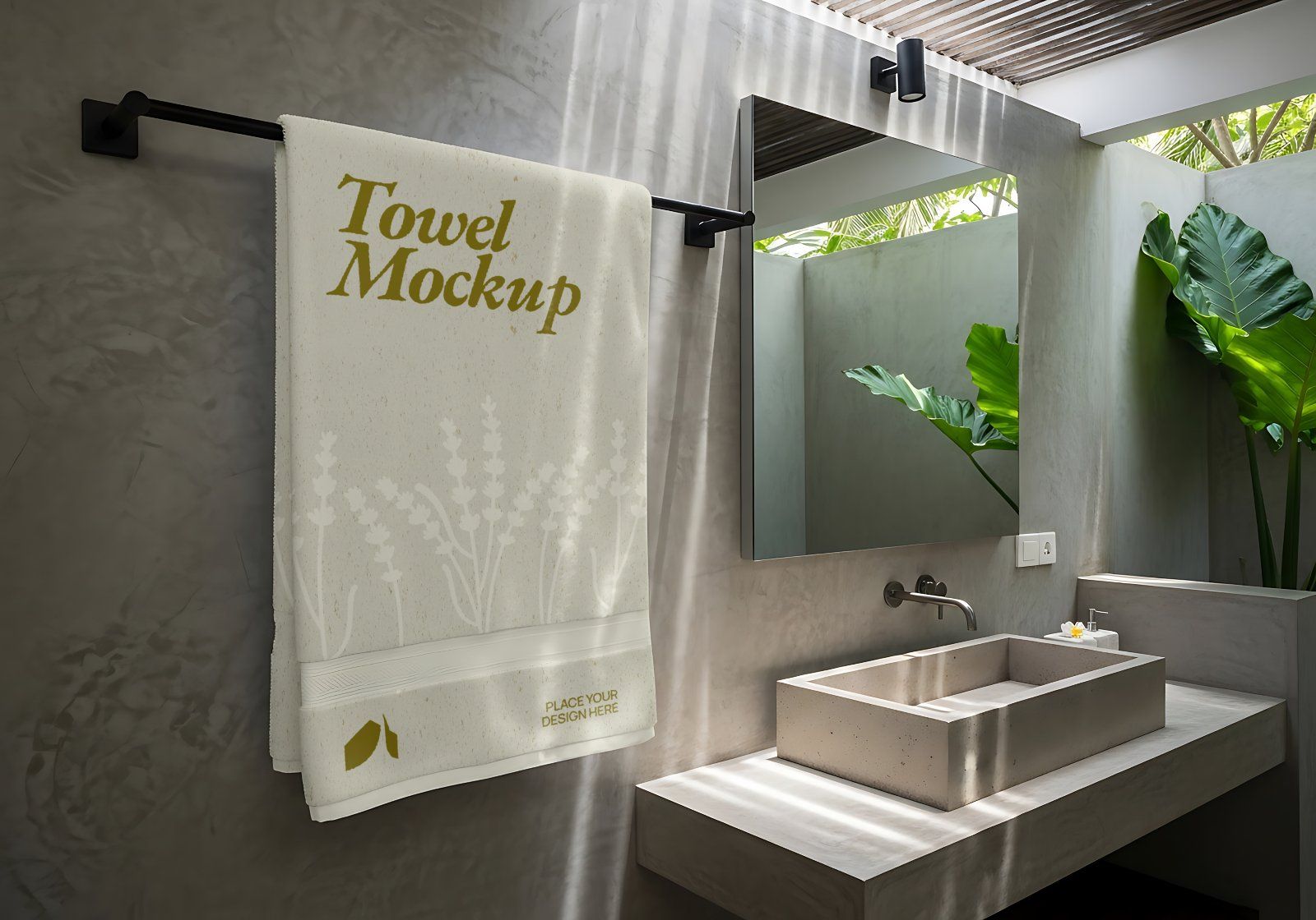 Premium Branding Items in Resort Mockup