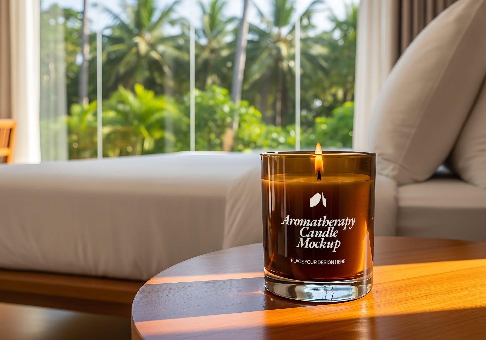 Premium Branding Items in Resort Mockup