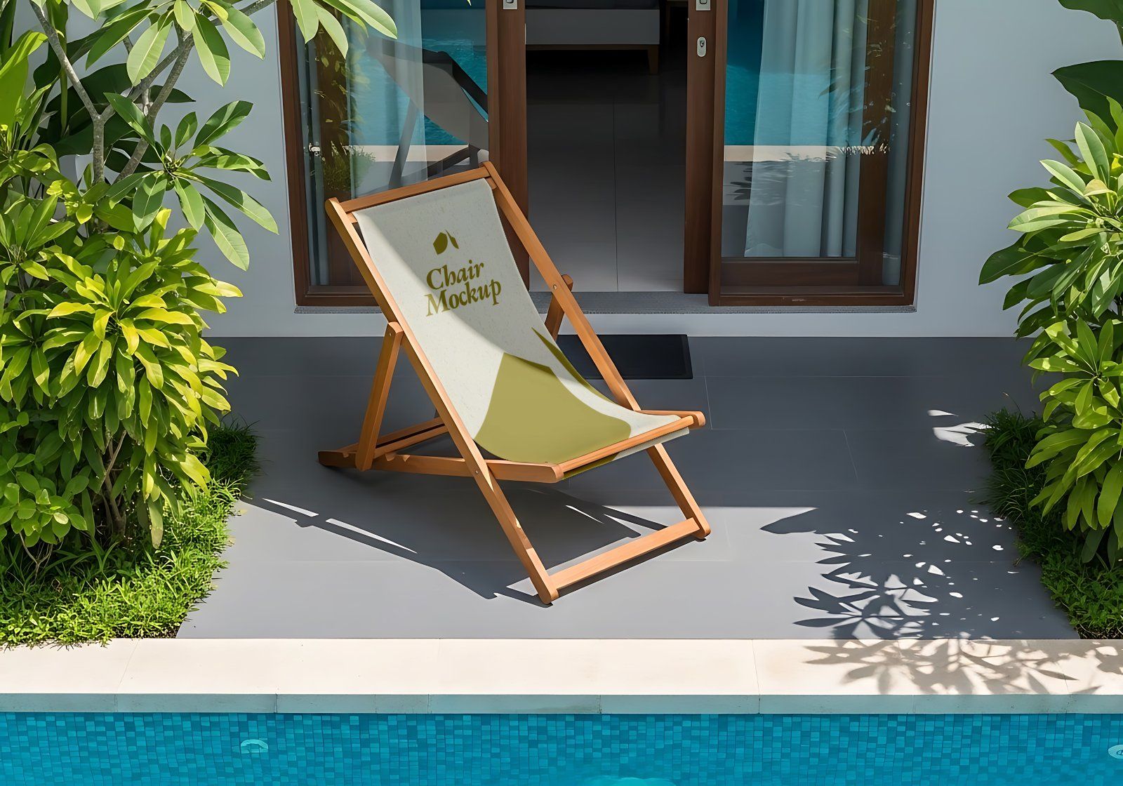 Premium Branding Items in Resort Mockup