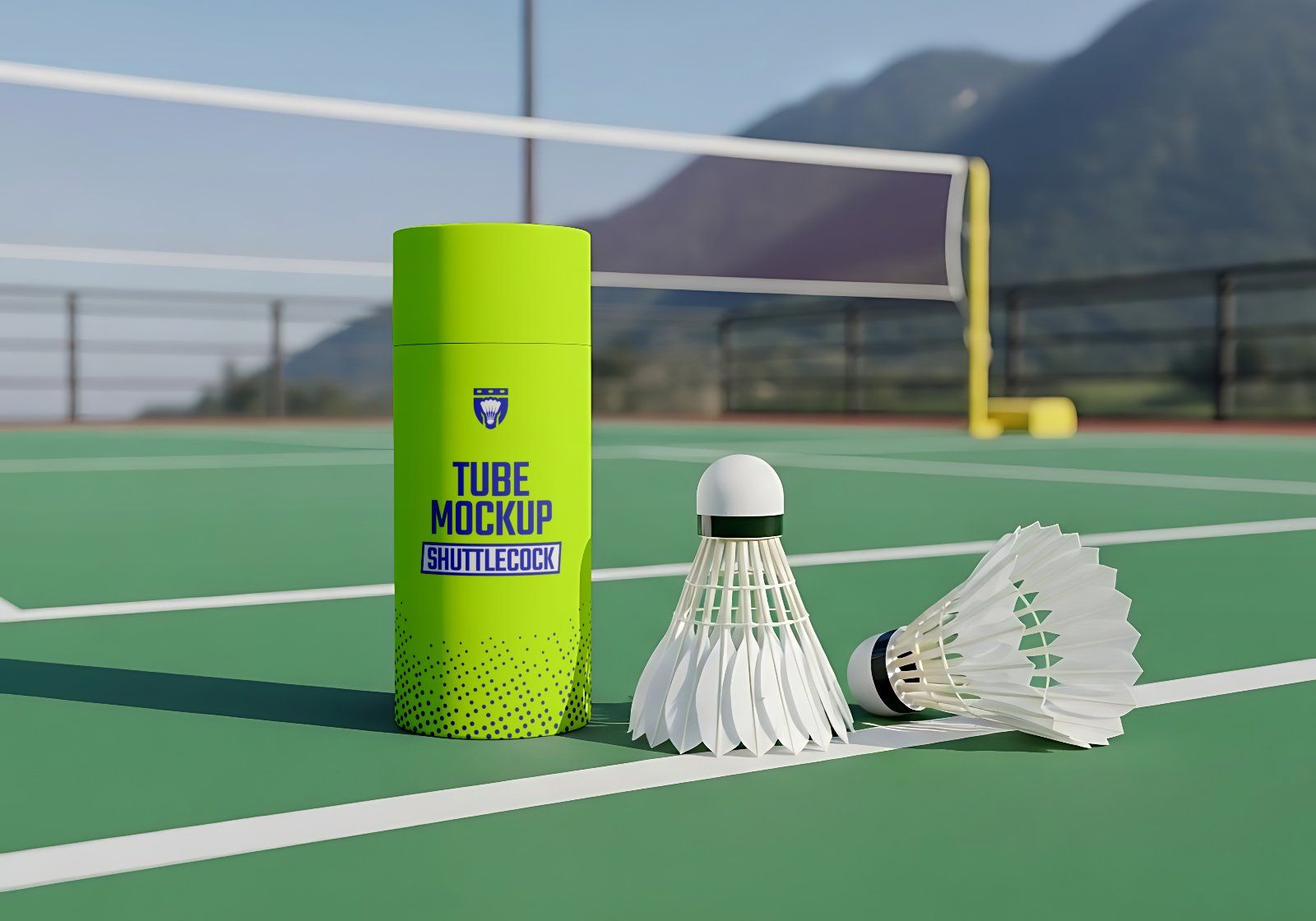 Premium Branding Badminton Mockup