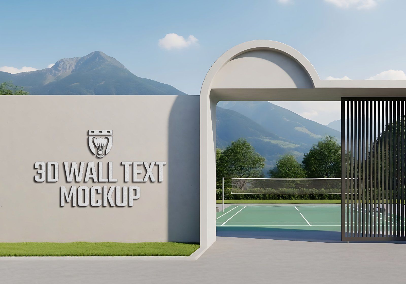 Premium Branding Badminton Mockup