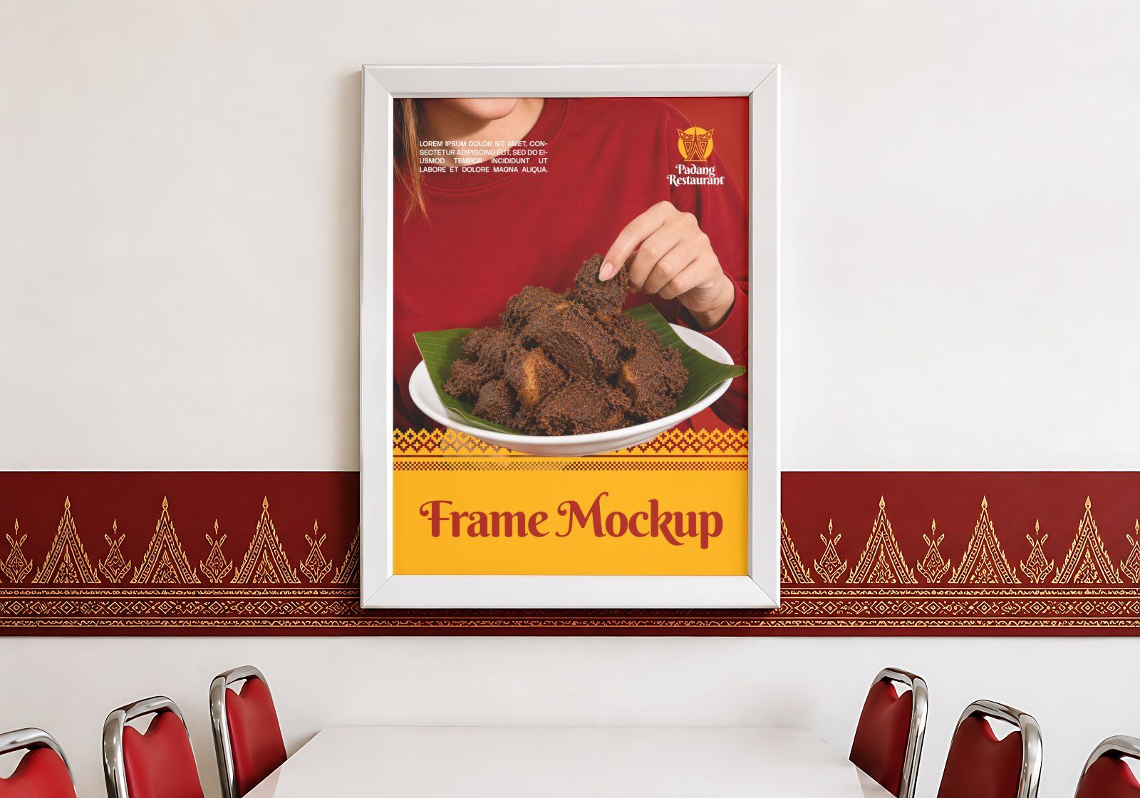 Premium Branding Restaurant Padang Mockup — image 7