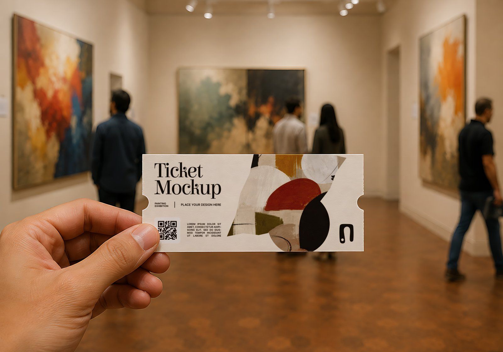 Art Exhibition Mockup Bundle - 15 PSD Templates  Art Gallery & Exhibition Brand Identity Mockup Set — image 15
