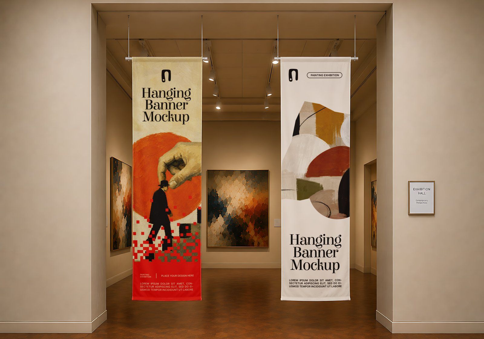 Art Exhibition Mockup Bundle - 15 PSD Templates  Art Gallery & Exhibition Brand Identity Mockup Set — image 16