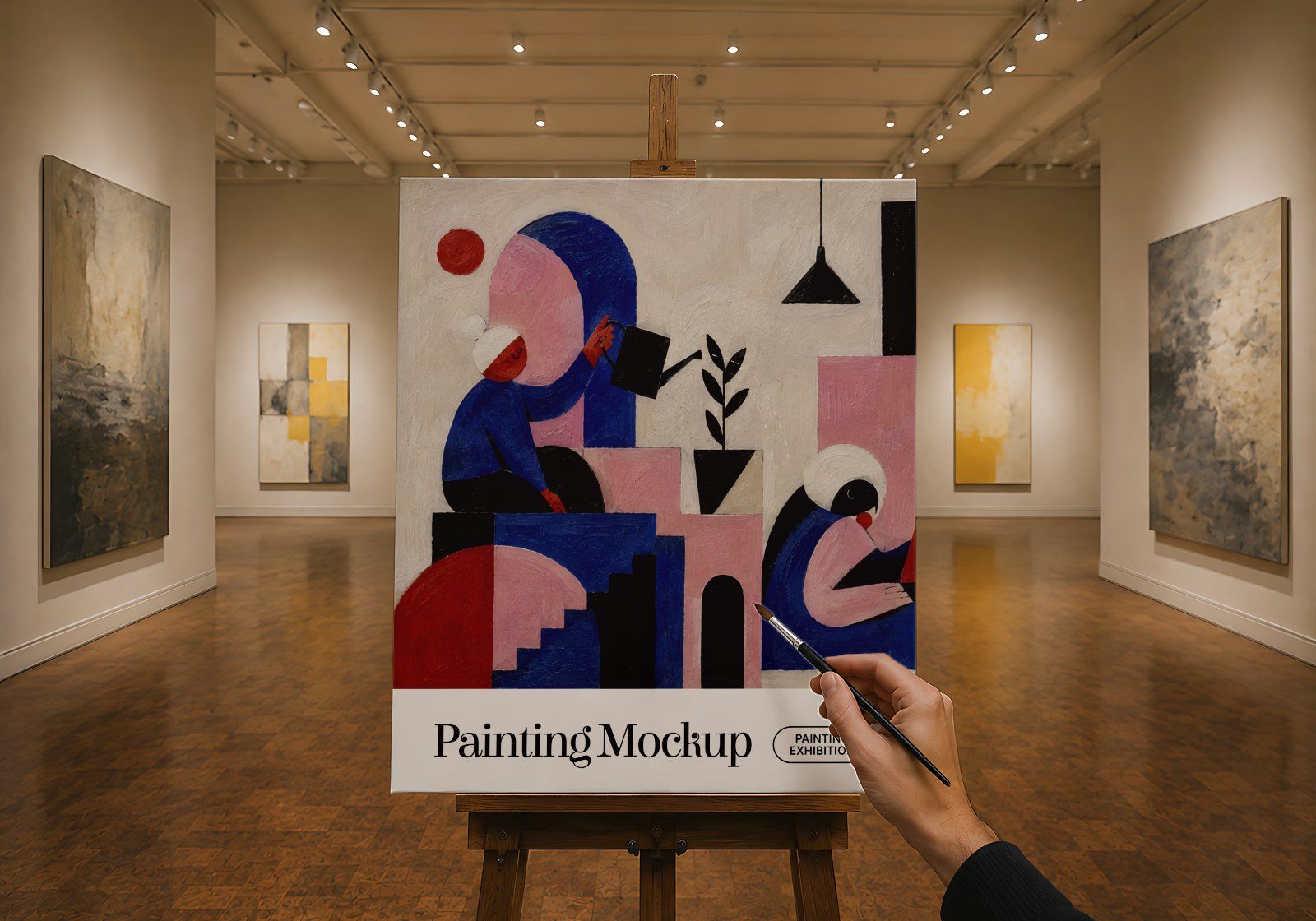 Art Exhibition Mockup Bundle - 15 PSD Templates  Art Gallery & Exhibition Brand Identity Mockup Set — image 14