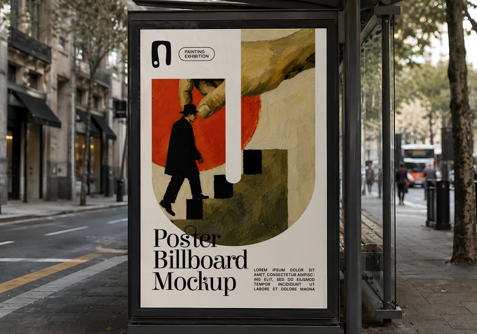 Art Exhibition Mockup Bundle - 15 PSD Templates  Art Gallery & Exhibition Brand Identity Mockup Set — image 7
