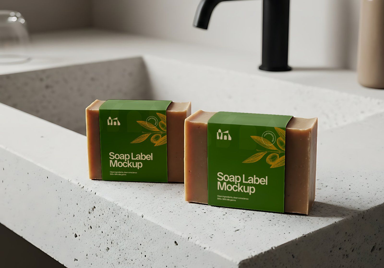 Premium Branding Villa Mockup