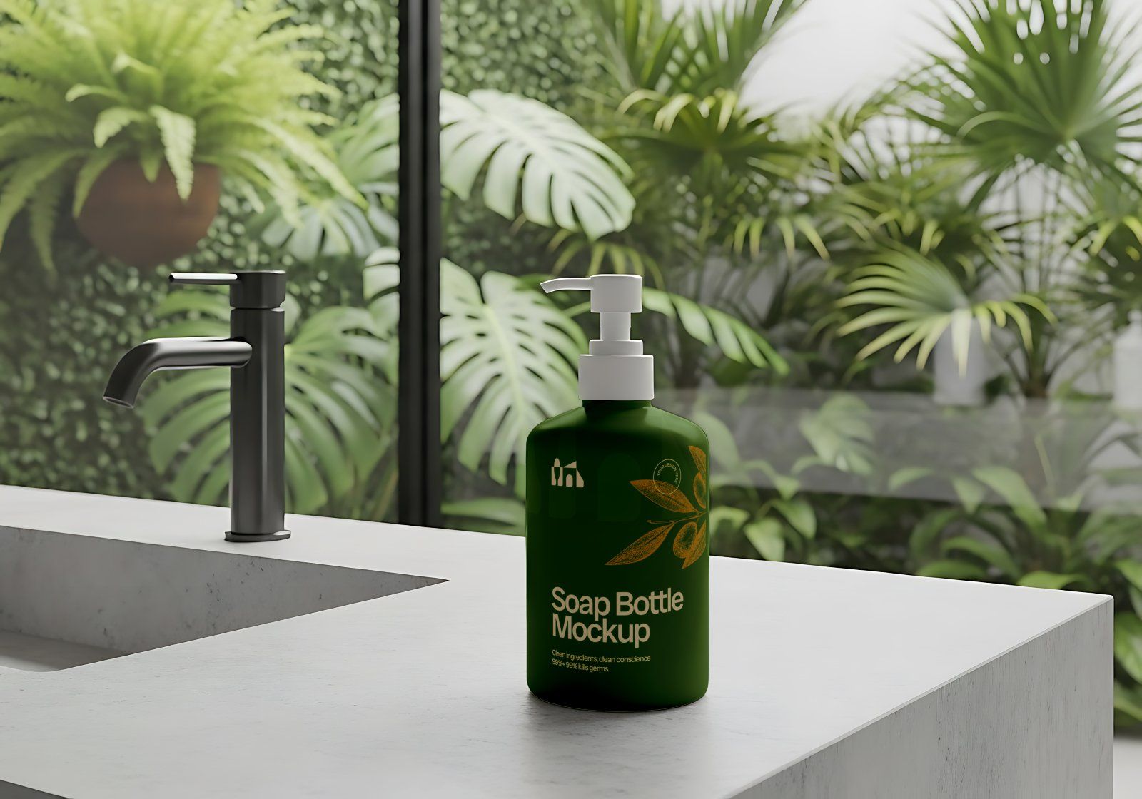 Premium Branding Villa Mockup