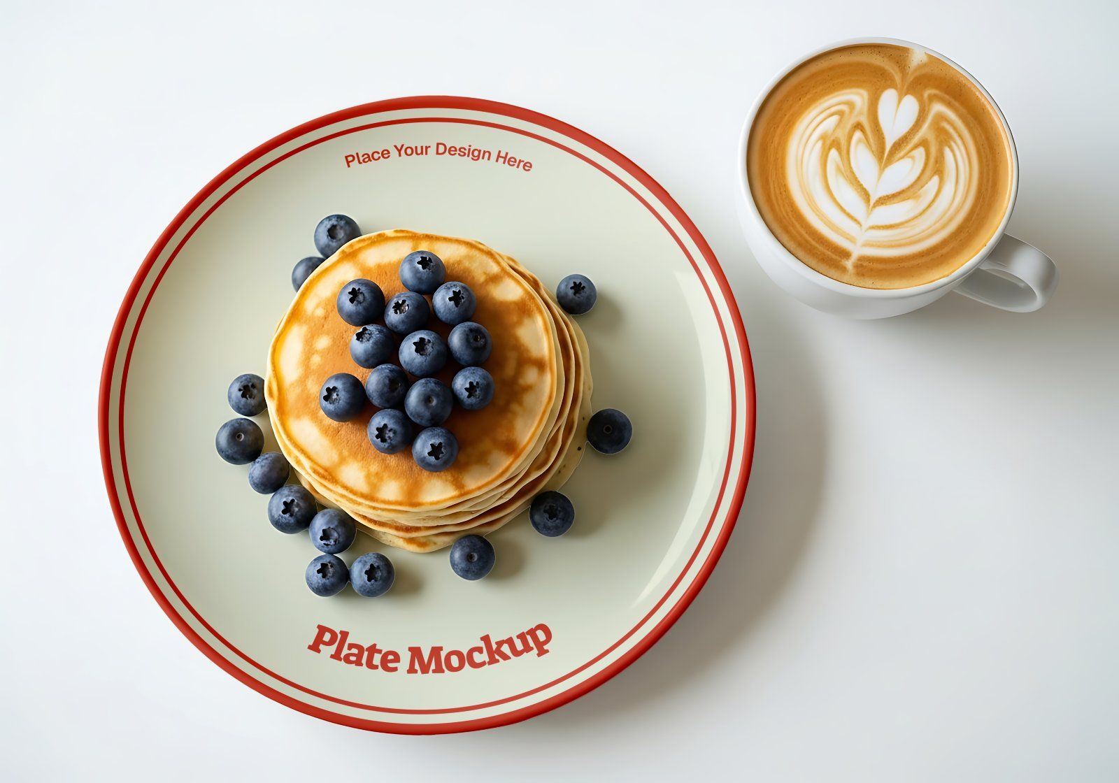 Breakfast Café Mockup Bundle PSD – Menu, Packaging, Apron & Coffee Branding Scene