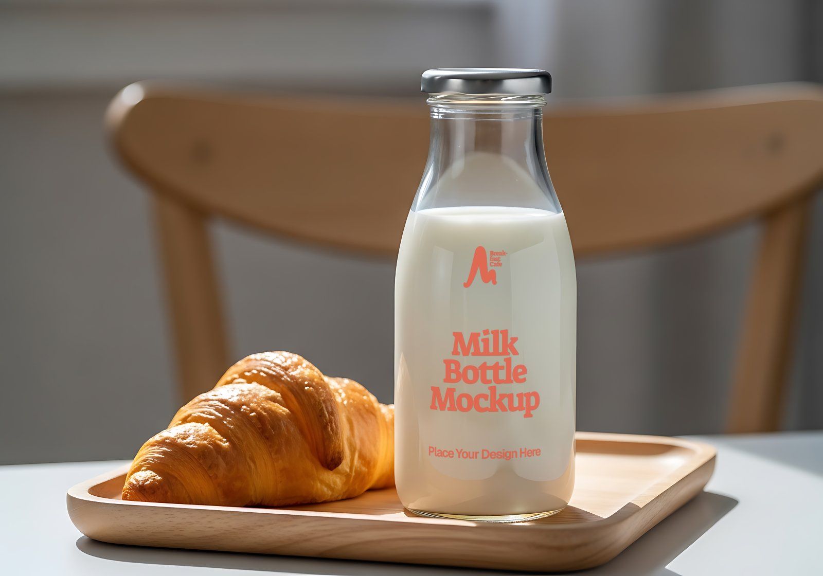 Breakfast Café Mockup Bundle PSD – Menu, Packaging, Apron & Coffee Branding Scene