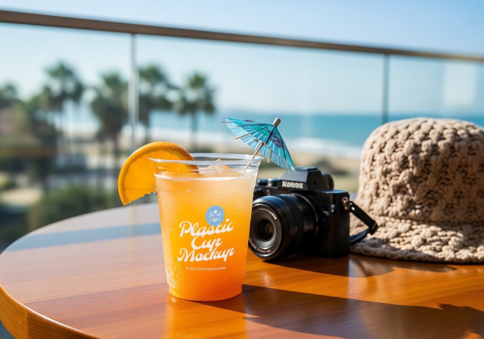 Premium Branding Beach Resort Mockup