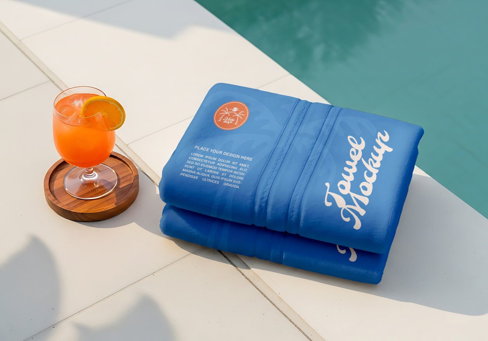 Premium Branding Beach Resort Mockup