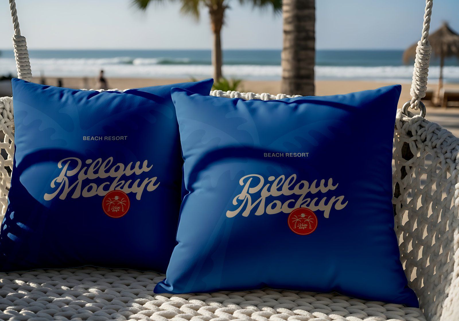 Premium Branding Beach Resort Mockup