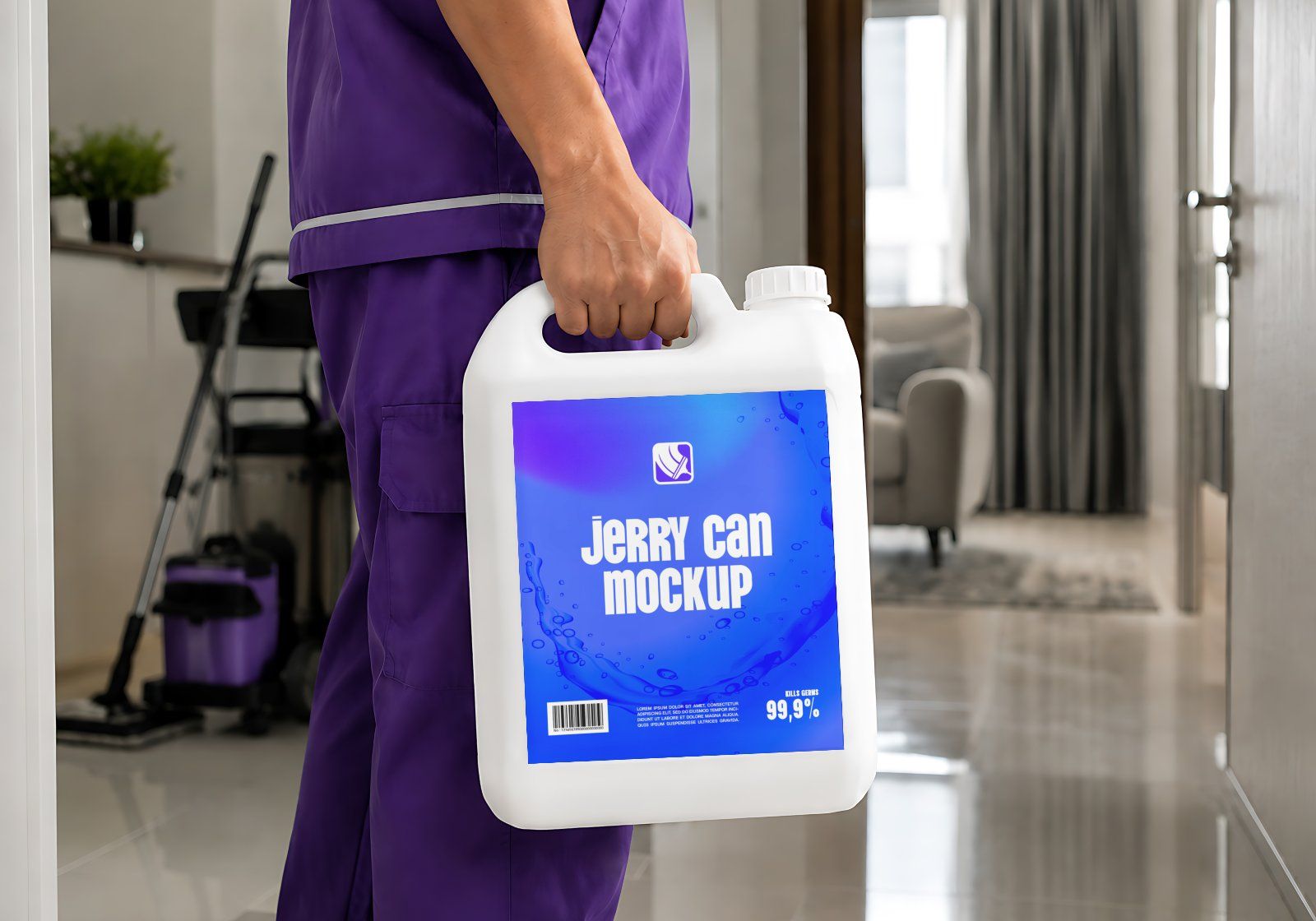 House Cleaning Services Mockup Bundle 15 (PSD) Housekeeping & Cleaning Agency Brand Identity — image 20