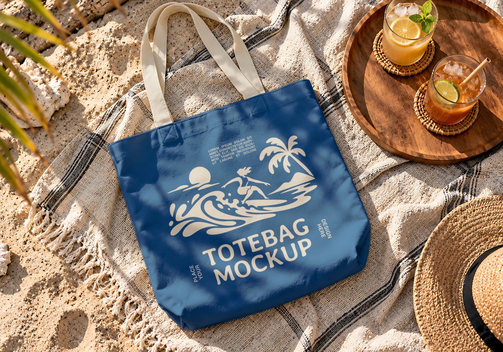 Surf Branding Mockup Bundle - 15 Surfboard & Surfwear PSD Mockups — image 13
