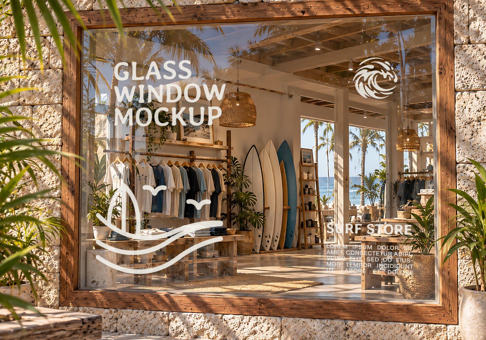 Surf Branding Mockup Bundle - 15 Surfboard & Surfwear PSD Mockups — image 14