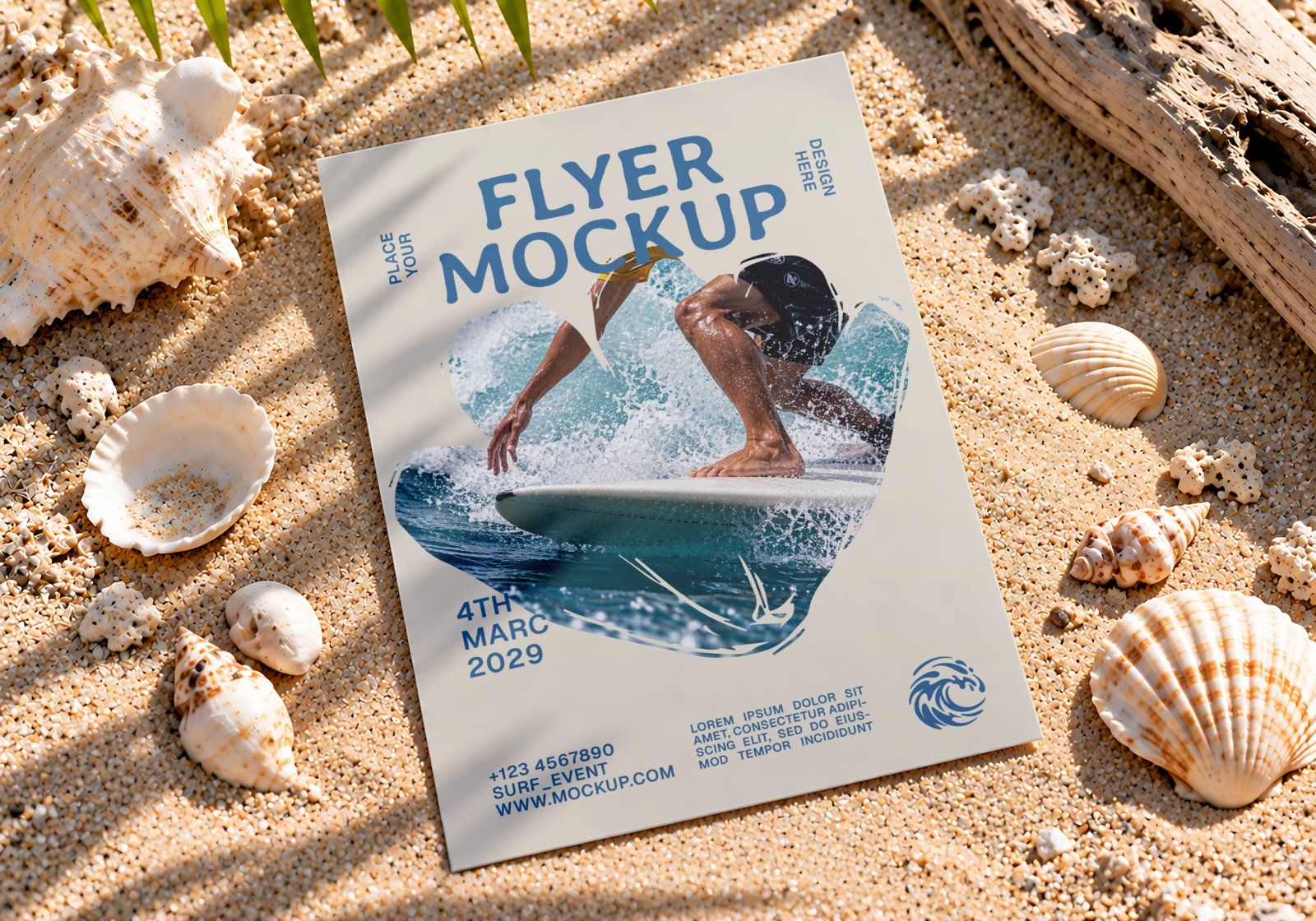 Surf Branding Mockup Bundle - 15 Surfboard & Surfwear PSD Mockups — image 9