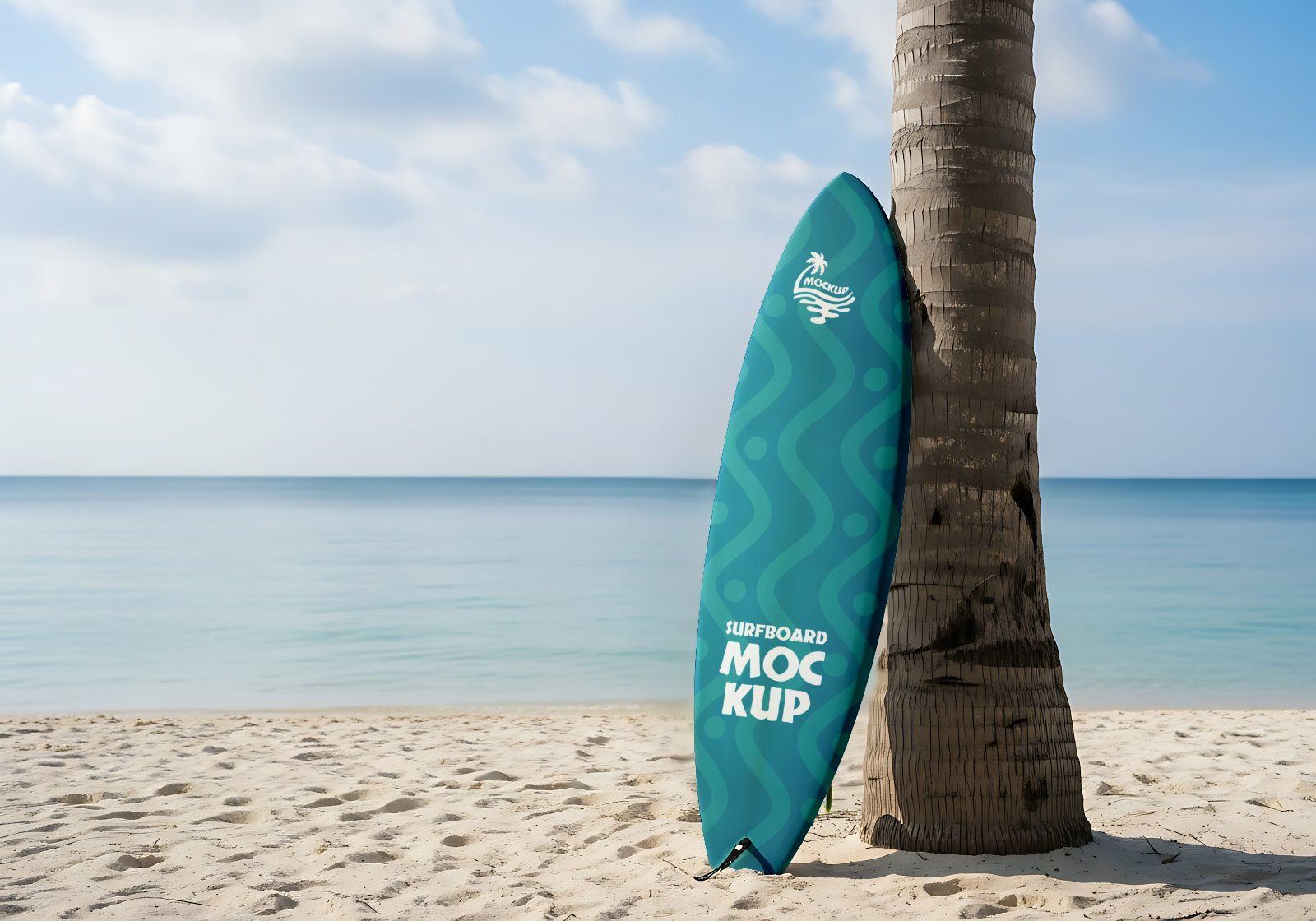 Premium Branding Beach Mockup