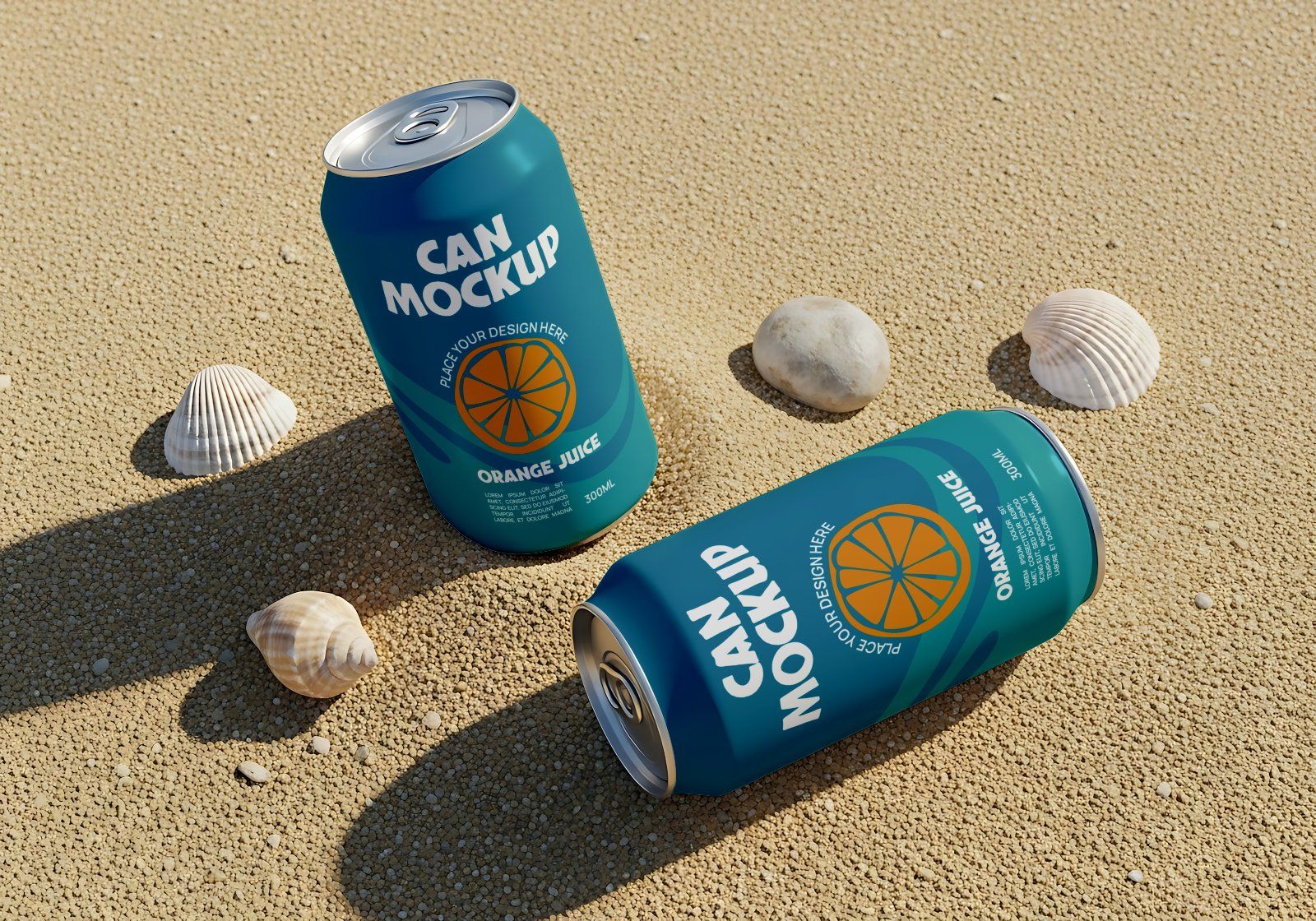 Premium Branding Beach Mockup