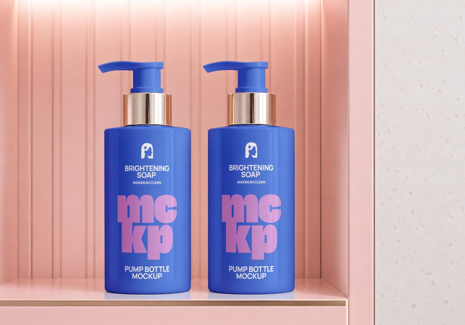 Premium Branding Beauty Care Cosmetic Store Mockup