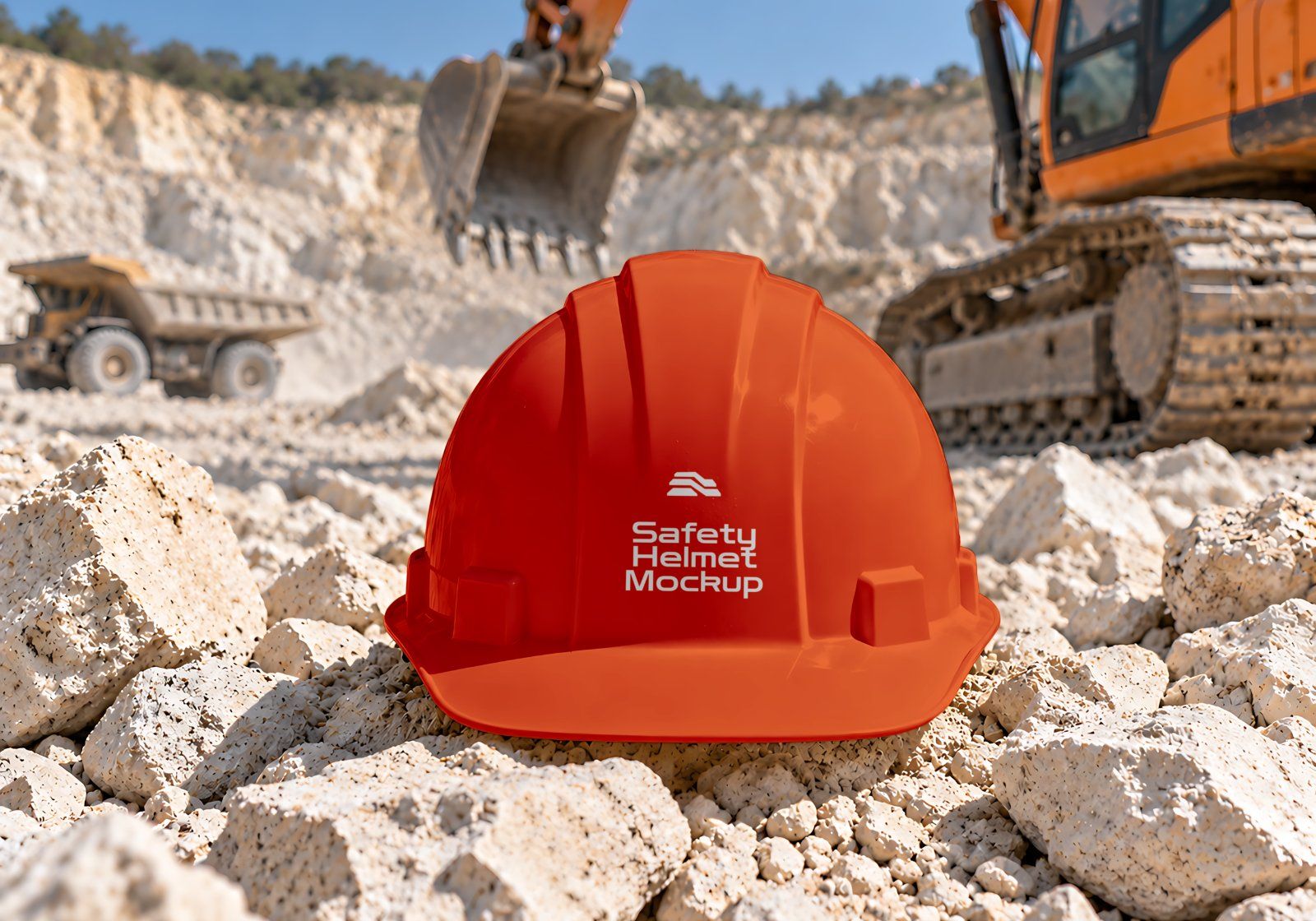 Limestone Mining Branding Mockup Bundle - 15 Heavy Equipment PSD Mockups — image 19