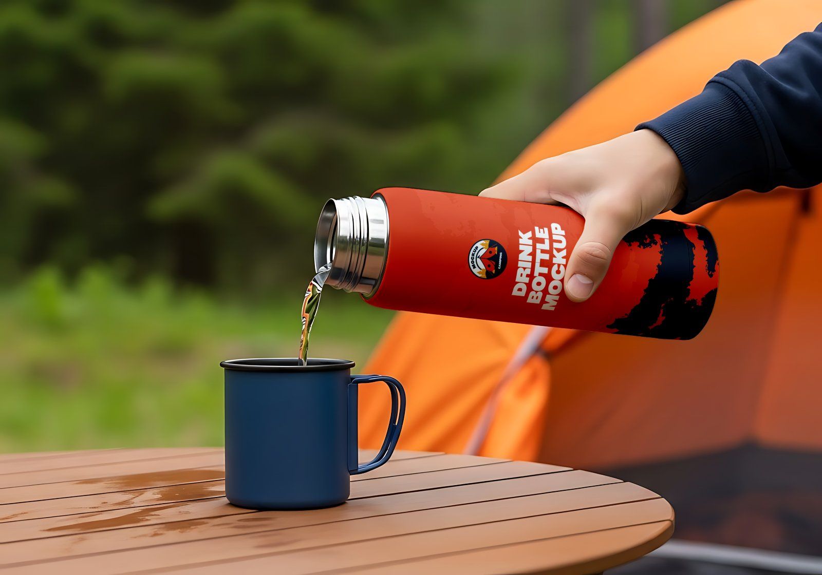 Premium Camping Set Mockup