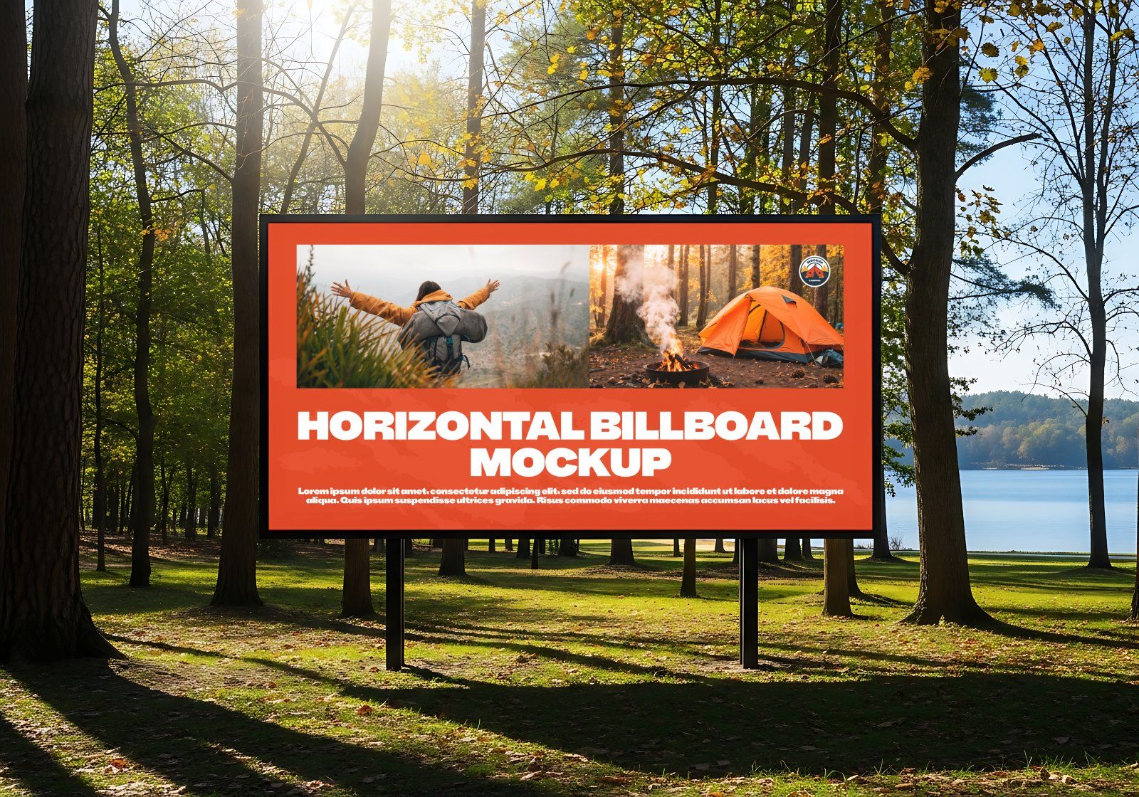 Premium Camping Set Mockup